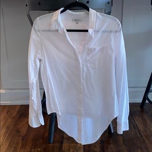 *worn once* Madewell white button down